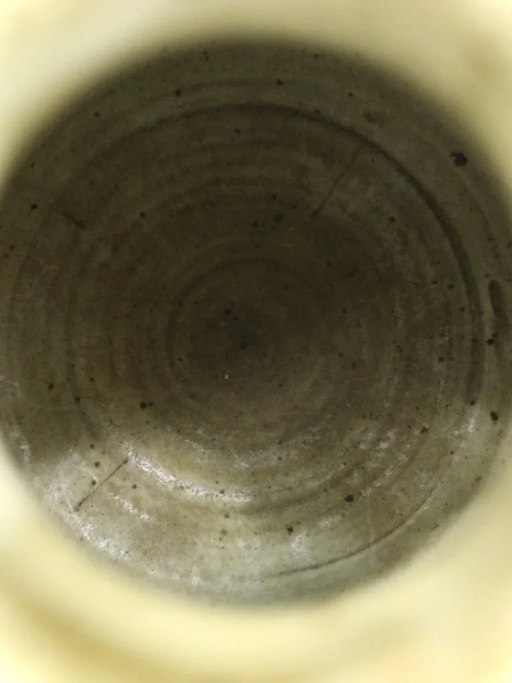 MCM Globular Earth/Stoneware Vase Signed 